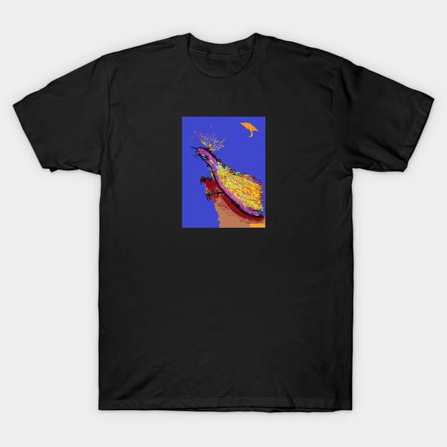 The Bird. T-Shirt by sunandlion17